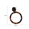 Acrylic Resin  Vintage Earrings