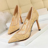 Floral patterned pumps