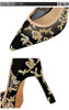 Floral patterned pumps