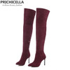 thigh high booties size34-42