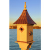 Good Directions Enclosed Copper Shingled Roof Bird House