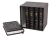 Machzor Set Traditional Leather Medium Sefard Oval Design