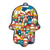 Hamsa - Painted - Laser Cut - Jerusalem