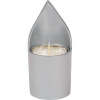 Memorial Candle Holder + Candle - Natural Aluminium