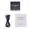DIGITBLUE® 4K x 2K HDMI Audio Extractor | Optical TOSLINK SPDIF | 3.5mm Stereo Audio Converter | HDMI Audio Splitter (F-0,C-1,O-1)