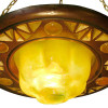 Gold Star Eternal Ceiling Synagogue Lamp