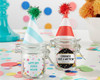 Personalized Glass Favor Jars - Botanical Garden (Set of 12)