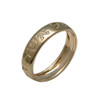 Gold Hebrew Wedding Band