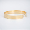Open Bracelet, Cuff Bracelet, Gold Plated