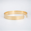 Open Bracelet, Cuff Bracelet, Gold Plated