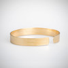 Open Bracelet, Cuff Bracelet, Gold Plated