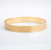 Cuff Bracelet, Gold Plated Bracelet, Open