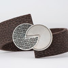 Unisex Bracelet, Leather Bracelet, Silver Bracelet,