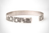 Men's Bracelet, Open Silver Bracelet, Men's