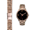 Elegant Hebrew Dial Wrist Watch