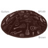 Embossed Suede Kippahs Blind Embossed Suede Kippot