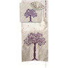 Embroidered Tree Of Life Tallit In Colors