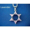Star Of David Necklace Pendants Zirconia Stones