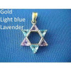 Star Of David Necklace Pendants Zirconia Stones