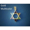Star Of David Necklace Pendants Zirconia Stones