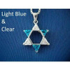 Star Of David Necklace Pendants Zirconia Stones