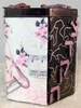 Tzedakah Box - Hand Painted On Tin In Motif