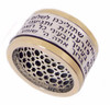 Kabbalah Ring With Three Blessings of Wealth - Spin
