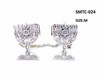 Tallit Clips Sterling Silver Filigree Star Menorah