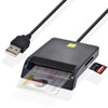 USB 2.0 Multi-card Reader for SD Card TF Card SIM Card ID Card for Mac OS/Windows/Vista/XP