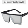 Flat Top Square Sunglasses