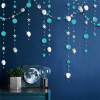 4Mts Snowflake Star Tree Shape Paper Garland for Christmas Decoration