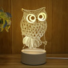 Creative 3D Novelty Illusion LED Night Light Table Lamp For Home Decor