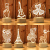 Creative 3D Novelty Illusion LED Night Light Table Lamp For Home Decor