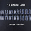 24pcs Quick Building False Nail Mold Finger Extension Nail Care Tool