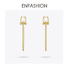 Geometric U Shape Long Dangle Drop Earrings For Women