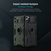 Slide Camera Protect Privacy Ring Phone Stand Holder Back Cover for For iPhone 11 Pro Max Case