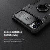 Slide Camera Protect Privacy Ring Phone Stand Holder Back Cover for For iPhone 11 Pro Max Case