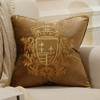 Luxury European Style Eye Catching Embroidery Velvet Cushion Cover for Home Decoration