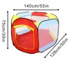 Ball Pit Play Tent for Kids - 6-sided Playhouse for Children Indoor or Outdoor Tent