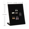 Velvet Fabric Earring Holder Jewelry Display