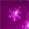 LED Snowflake Fairy String Lights for Outdoor Decoration