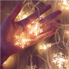 LED Snowflake Fairy String Lights for Outdoor Decoration