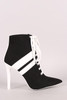 Qupid Sporty Lace Up Pointy Toe Booties Qupid Sporty Lace Up Pointy Toe Booties