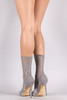 Liliana Floral Lace Pointy Toe Fitted Stiletto Booties