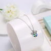 THE FAMOUS MOUSE Sterling Silver Necklace with Swarovski Crystals THE FAMOUS MOUSE Sterling Silver Necklace with Swarovski Crystals