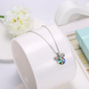 THE FAMOUS MOUSE Sterling Silver Necklace with Swarovski Crystals THE FAMOUS MOUSE Sterling Silver Necklace with Swarovski Crystals
