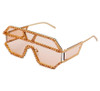 Women Men Diamond Retro Men Sunglasses Frame Square Vintage Sunglasses