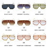 Women Men Diamond Retro Men Sunglasses Frame Square Vintage Sunglasses