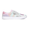 Abstract Doodle Lace Up Canvas Shoe