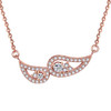 Agrigento Necklace in 18K Rose Gold Plated with Swarovski Crystals Agrigento Necklace in 18K Rose Gold Plated with Swarovski Crystals